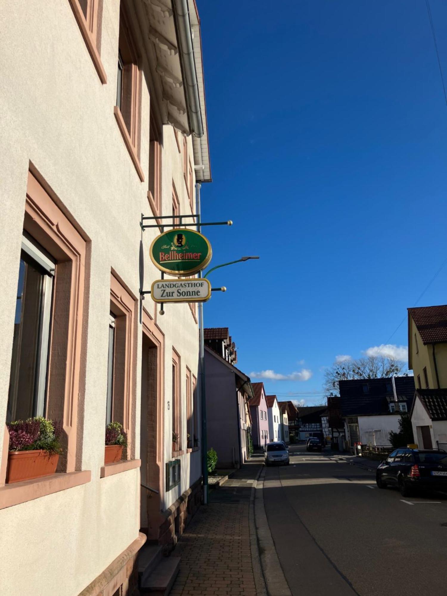 Landgasthof Zur Sonne I Hotel & Restaurant Neuburg am Rhein Dış mekan fotoğraf